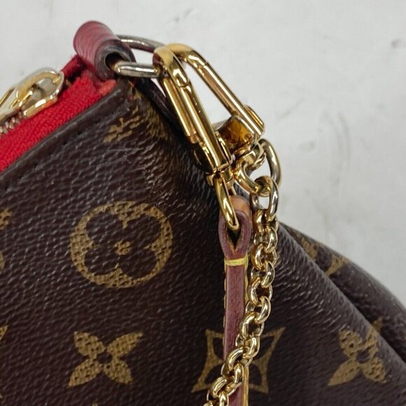 LOUIS VUITTON M41638 Monogram Pallas Clutch Bag 3WAY Bag Clutch Shoulder Bag - Picture 9 of 15